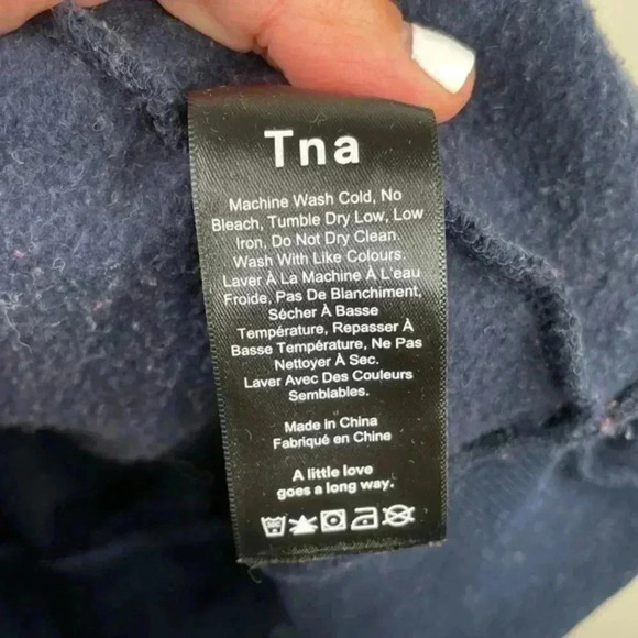 Aritzia TNA Multicolored Colorblock Avalanche Crewneck Sweatshirt - Picture 7 of 8